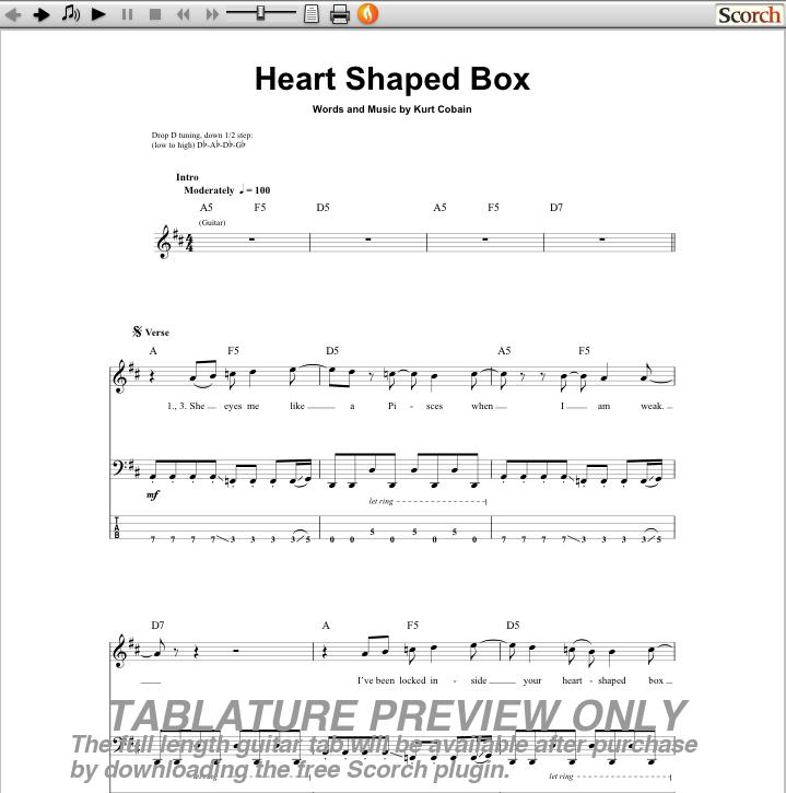 Nirvana+heart+shaped+box+tab